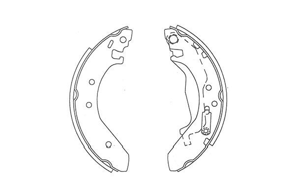 KAVO PARTS Piduriklotside komplekt BS-2905